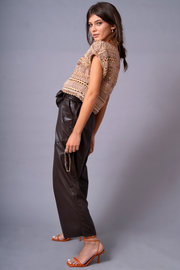 NEA PAPER BAG WAIST PANTS